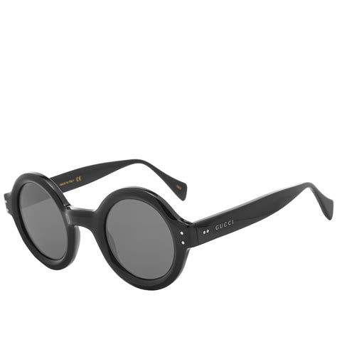 gucci round frame striped acetate sunglasses|are gucci sunglasses polarized.